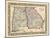 1864, Georgia and Alabama Mitchell Plate, Alabama, United States-null-Mounted Giclee Print