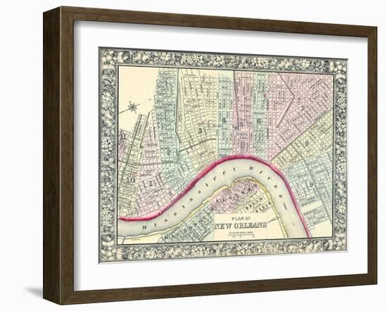 1864, Louisiana, New Orleans-null-Framed Giclee Print