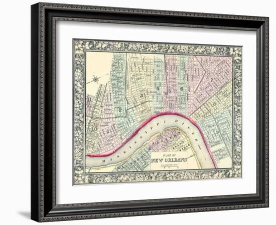 1864, Louisiana, New Orleans-null-Framed Giclee Print