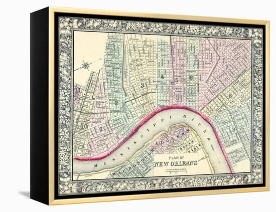 1864, Louisiana, New Orleans-null-Framed Premier Image Canvas