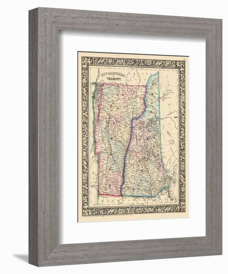 1864, New Hampshire, Vermont, United States-null-Framed Giclee Print