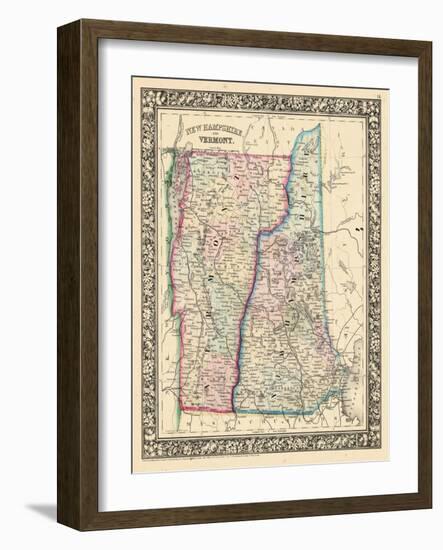 1864, New Hampshire, Vermont, United States-null-Framed Giclee Print