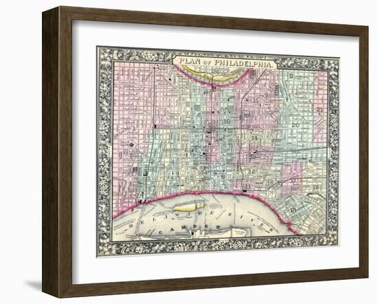 1864, Pennsylvania, Philadelphia-null-Framed Giclee Print