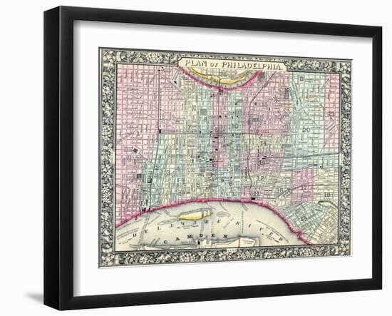 1864, Pennsylvania, Philadelphia-null-Framed Giclee Print