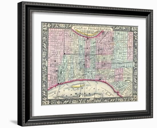 1864, Pennsylvania, Philadelphia-null-Framed Giclee Print