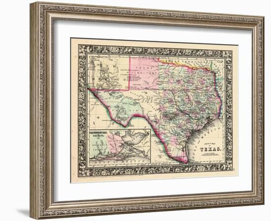 1864, Texas Mitchell Plate, Texas, United States-null-Framed Giclee Print