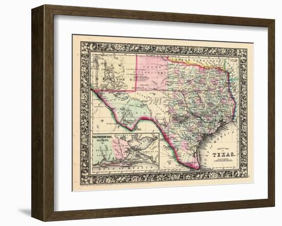 1864, Texas Mitchell Plate, Texas, United States-null-Framed Giclee Print