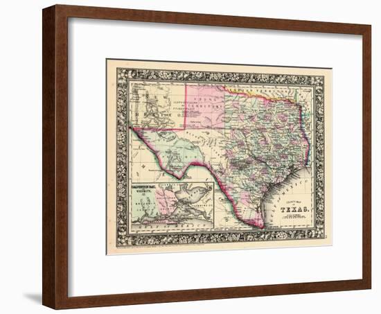 1864, Texas Mitchell Plate, Texas, United States-null-Framed Giclee Print