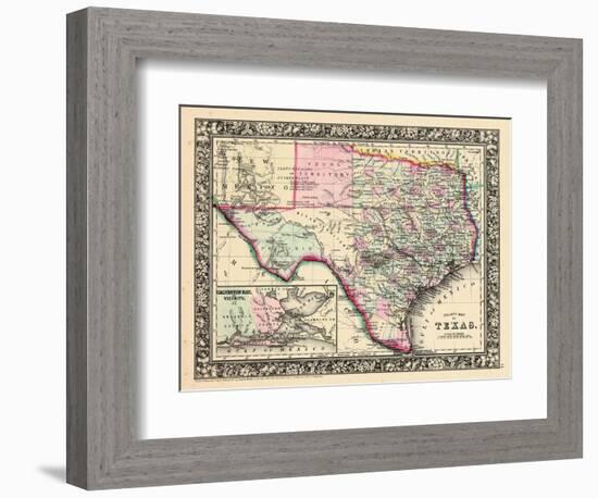 1864, Texas Mitchell Plate, Texas, United States-null-Framed Giclee Print