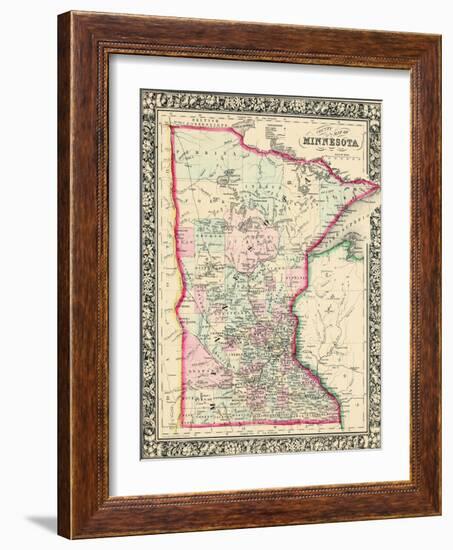 1864, United States, Minnesota, North America, Minnesota-null-Framed Giclee Print