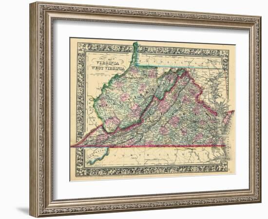 1864, United States, Virginia, West Virginia, North America, Virginia, West Virginia-null-Framed Giclee Print