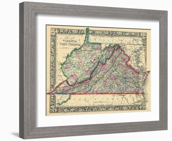 1864, United States, Virginia, West Virginia, North America, Virginia, West Virginia-null-Framed Giclee Print