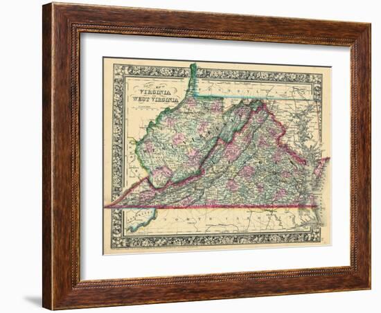 1864, United States, Virginia, West Virginia, North America, Virginia, West Virginia-null-Framed Giclee Print