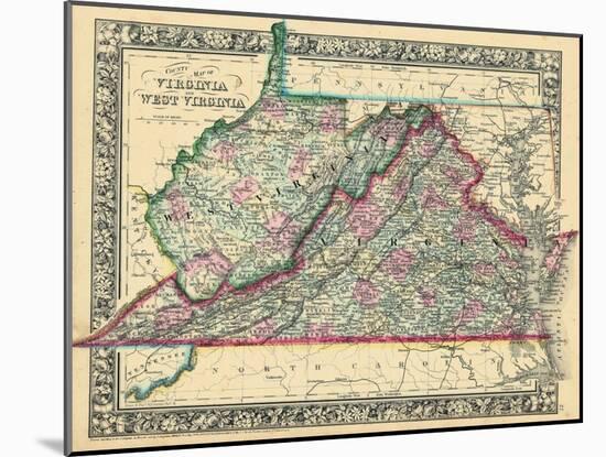 1864, United States, Virginia, West Virginia, North America, Virginia, West Virginia-null-Mounted Giclee Print