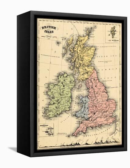 1866, Ireland, England, Scotland, United Kingdom, Wales, British Isles-null-Framed Premier Image Canvas