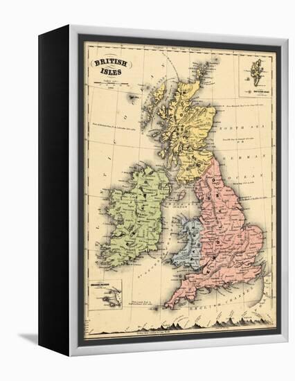 1866, Ireland, England, Scotland, United Kingdom, Wales, British Isles-null-Framed Premier Image Canvas