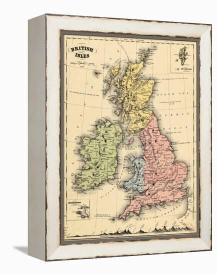 1866, Ireland, England, Scotland, United Kingdom, Wales, British Isles-null-Framed Premier Image Canvas