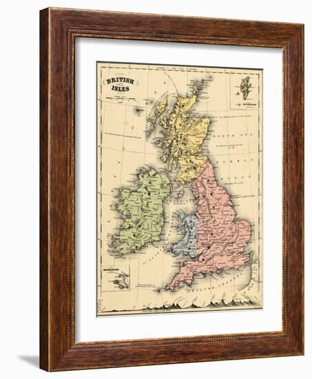 1866, Ireland, England, Scotland, United Kingdom, Wales, British Isles-null-Framed Giclee Print