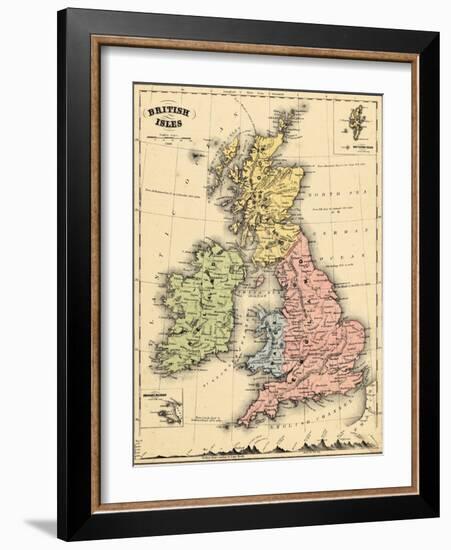 1866, Ireland, England, Scotland, United Kingdom, Wales, British Isles-null-Framed Giclee Print