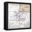 1867, Kanawha River Valley Wall Map, West Virginia, United States-null-Framed Premier Image Canvas