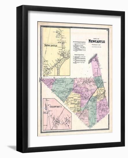 1867, New Castle, New Castle, Chappaqua, New York, United States-null-Framed Giclee Print
