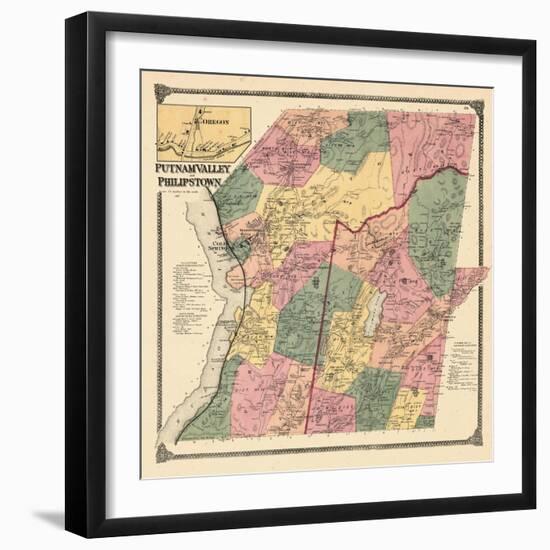 1867, Putnam Valley and Philipstown, Oregon, New York, United States-null-Framed Giclee Print