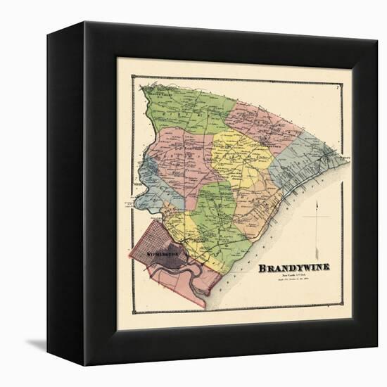 1868, Brandywine, Delaware, United States-null-Framed Premier Image Canvas