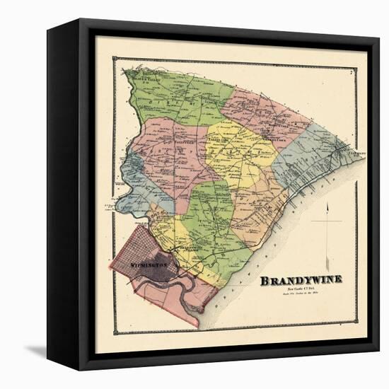 1868, Brandywine, Delaware, United States-null-Framed Premier Image Canvas