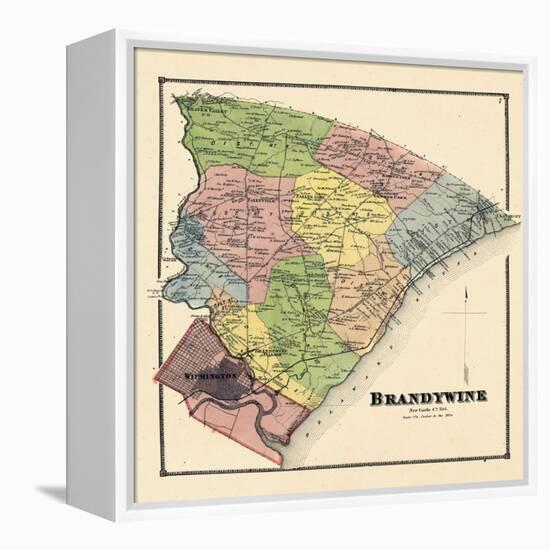 1868, Brandywine, Delaware, United States-null-Framed Premier Image Canvas