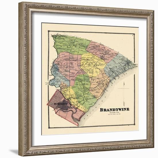 1868, Brandywine, Delaware, United States-null-Framed Giclee Print