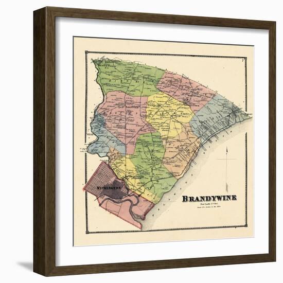 1868, Brandywine, Delaware, United States-null-Framed Giclee Print