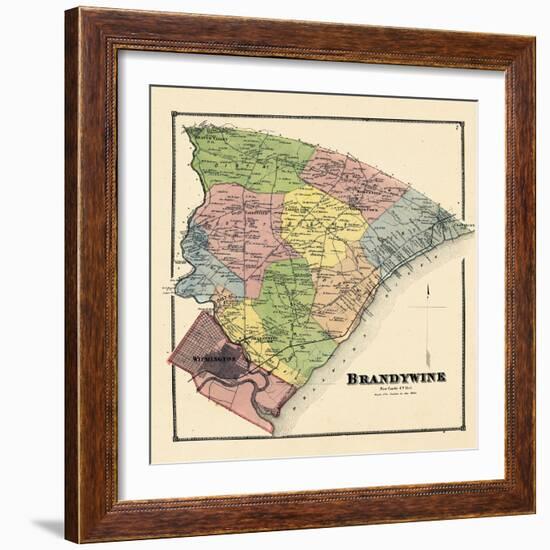 1868, Brandywine, Delaware, United States-null-Framed Giclee Print