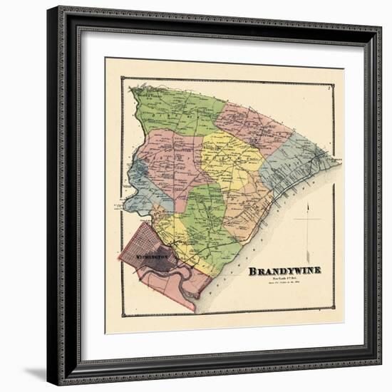 1868, Brandywine, Delaware, United States-null-Framed Giclee Print