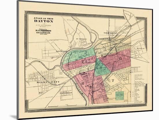 1868, Dayton, Ohio, United States-null-Mounted Giclee Print