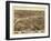 1868, Des Moines Bird's Eye View, Iowa, United States-null-Framed Giclee Print