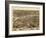 1868, Des Moines Bird's Eye View, Iowa, United States-null-Framed Giclee Print