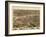 1868, Des Moines Bird's Eye View, Iowa, United States-null-Framed Giclee Print