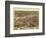 1868, Des Moines Bird's Eye View, Iowa, United States-null-Framed Giclee Print