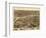 1868, Des Moines Bird's Eye View, Iowa, United States-null-Framed Giclee Print