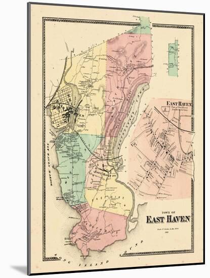 1868, East Haven, Connecticut, United States-null-Mounted Giclee Print