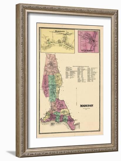 1868, Madison, South Meriden, Connecticut, United States-null-Framed Giclee Print