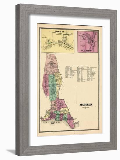 1868, Madison, South Meriden, Connecticut, United States-null-Framed Giclee Print