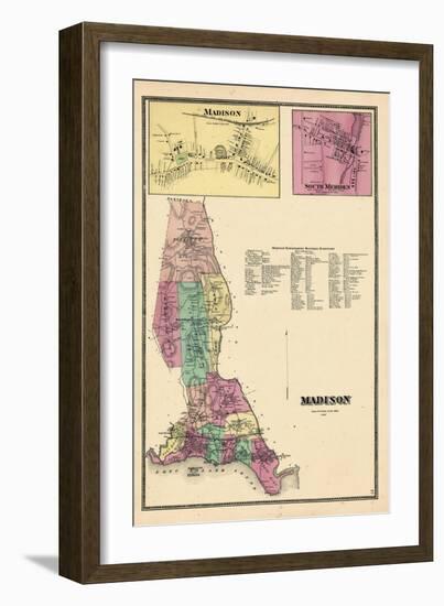 1868, Madison, South Meriden, Connecticut, United States-null-Framed Giclee Print