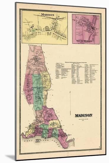 1868, Madison, South Meriden, Connecticut, United States-null-Mounted Giclee Print