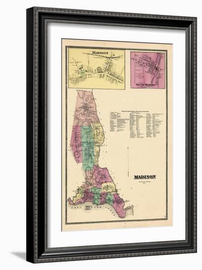 1868, Madison, South Meriden, Connecticut, United States-null-Framed Giclee Print