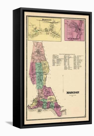 1868, Madison, South Meriden, Connecticut, United States-null-Framed Premier Image Canvas