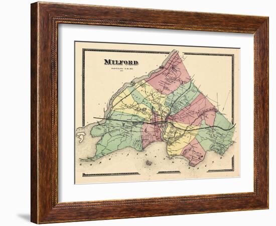 1868, Milford, Connecticut, United States-null-Framed Giclee Print