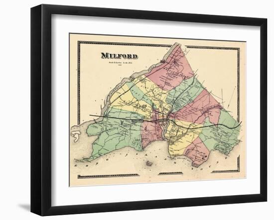 1868, Milford, Connecticut, United States-null-Framed Giclee Print