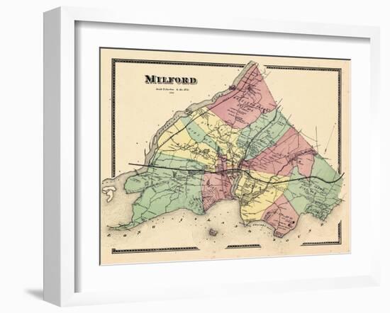 1868, Milford, Connecticut, United States-null-Framed Giclee Print