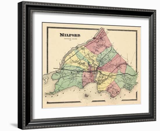 1868, Milford, Connecticut, United States-null-Framed Giclee Print